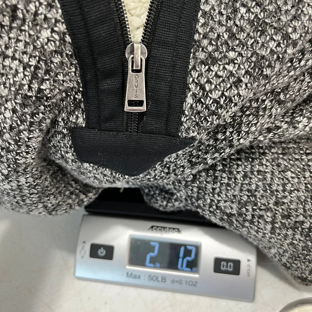 Orvis Classic Collection Quarter Zip Pullovers Sherpa Lined Fleece L Mens‎